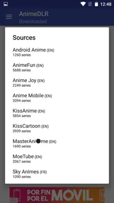 AnimeDLR android App screenshot 1